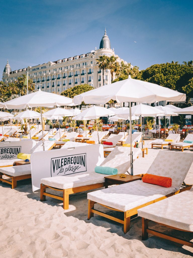 Une plage VILEBREQUIN à Cannes