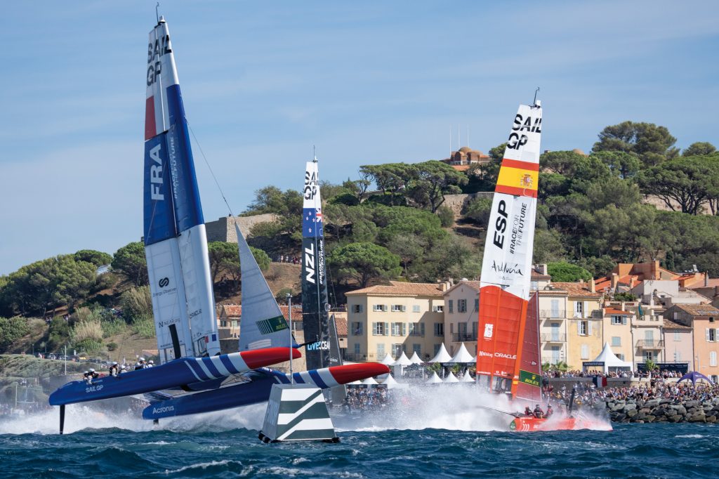 Spectacle assuré avec Sail Grand Prix Saint-Tropez