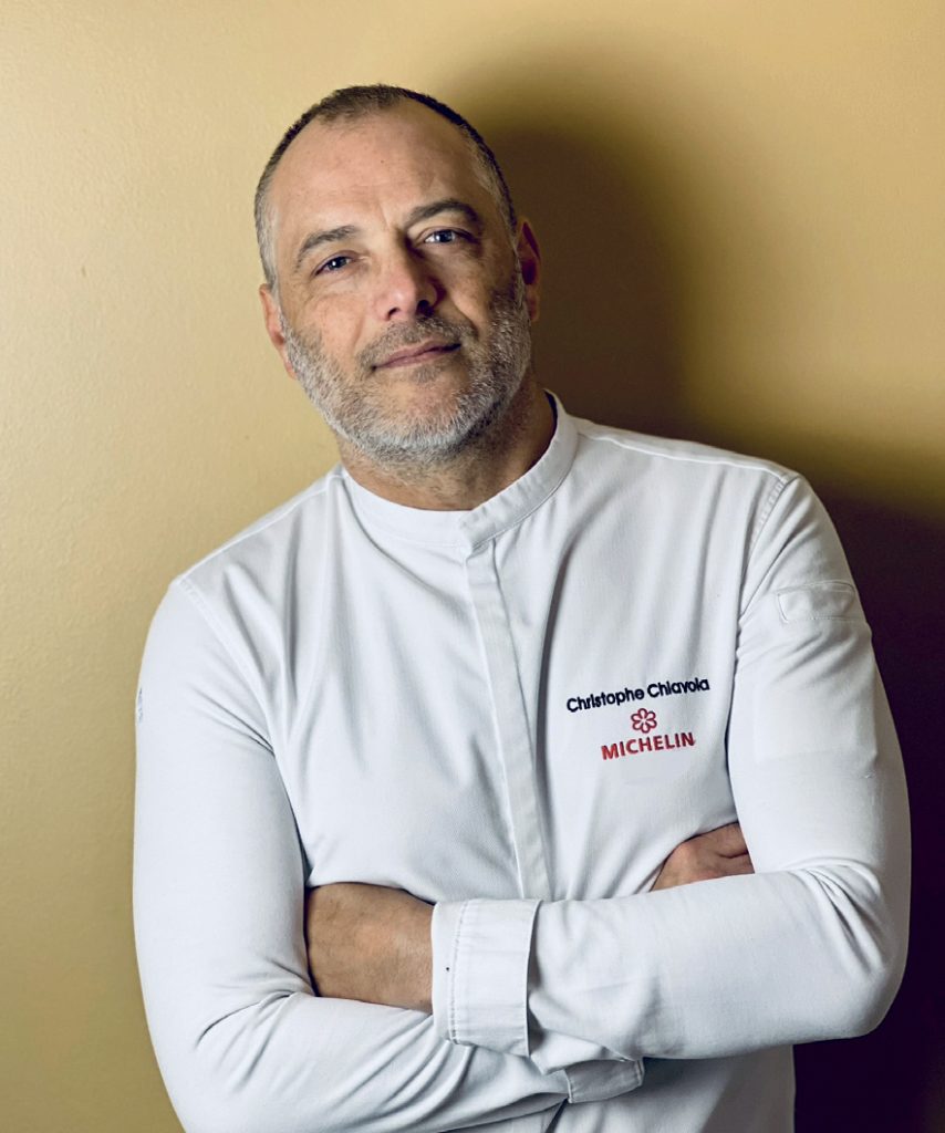 Le chef étoilé compose la partition gourmande du Château Rose — Christophe Chiavola