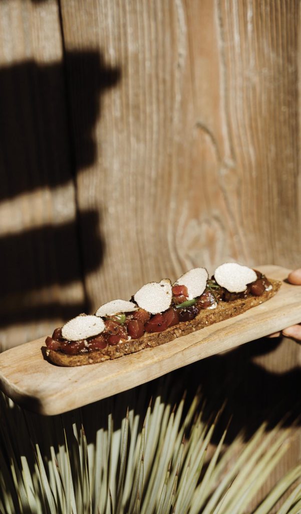 La tartine pinel, thon & truffe d’été par Les Graniers