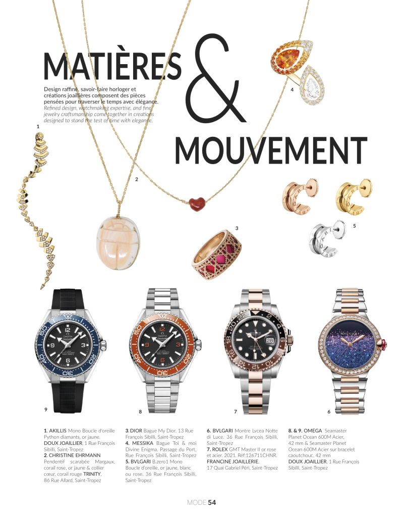 Joaillerie & Horlogerie – Juillet 2026